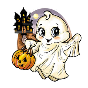 ハロウィンの漫画イラスト
