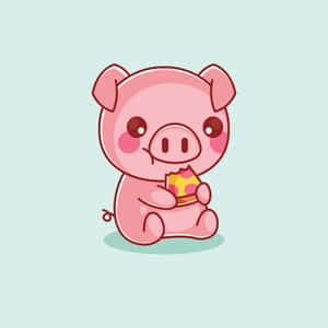 かわいい豚の画像 — iPad Pro M4 壁紙