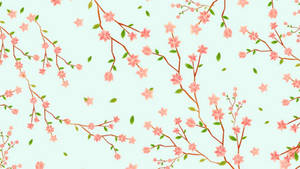 かわいい春のデジタル桜