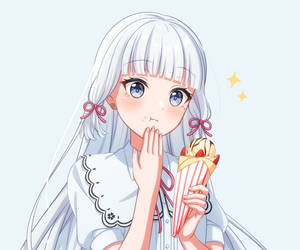 かわいい神里綾華 — 原神 GIF 壁紙