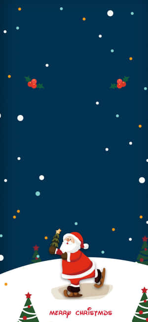 楽しいクリスマスiPhone — iPhone 14 Plus 壁紙