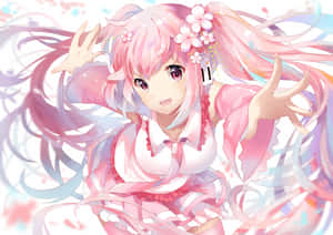 桜ミク — 可愛いピンク 壁紙