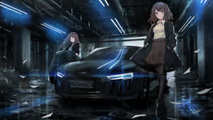 アニメの車の背景 — アニメ カー 壁紙