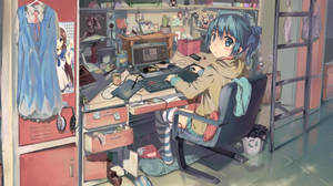 アニメの散らかったノートPC環境 — アニメ ノートパソコン 壁紙