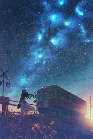 アニメの星空 — Xiaomi Pad 壁紙