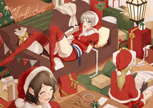 アニメガールのクリスマスヘルパー