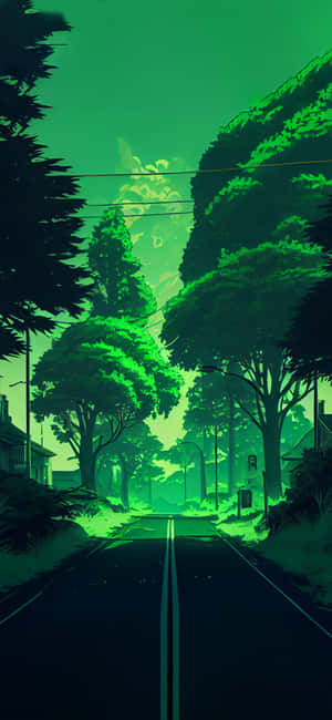 アニメ風の背景 — IQOO 15T 壁紙