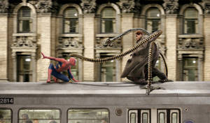 アルフレッド・モリーナのドクター・オクトパスとスパイダーマン — スパイダーマン 壁紙