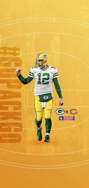 アーロン・ロジャース NFL 2019 ポスター壁紙 — iPhone 14 Plus 壁紙