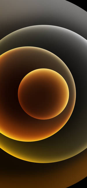 イエローオーブ iPhone 12 壁紙 — 1320x2868 壁紙