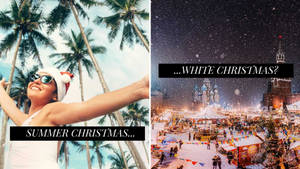 ウェザー・オブ・クリスマス・コラージュの壁紙 — クリスマスコラージュ 壁紙