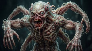 異形のハイブリッド生物が、エイリアンとネクロモーフの境界を曖昧にする。