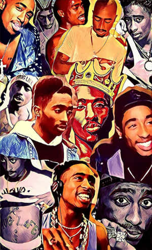 Tupac iPhone — Galaxy Tab S11 壁紙
