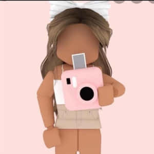 カラフルなメイクオーバーを施した美しいRobloxアバター — 美的 Roblox 壁紙