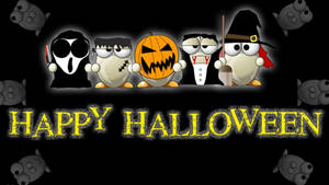 カートゥーンハロウィン有名キャラクターの壁紙