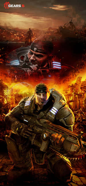 iPhone XS Max Gears Of War 5背景 — Tecno Camon Air 壁紙