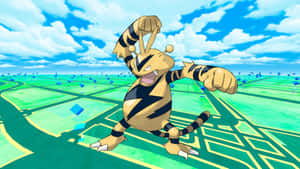 キャプション: ポケモンGOの世界で探検するエレブー — ゲーミング GIF 壁紙