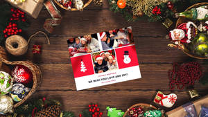 クリスマスコラージュカードの壁紙 — クリスマスコラージュ 壁紙
