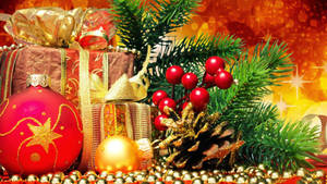 クリスマスデスクトップ背景の壁紙 — 居心地の良いクリスマスの美学 壁紙