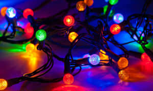 クリスマスライトの背景 — クリスマスライト 壁紙