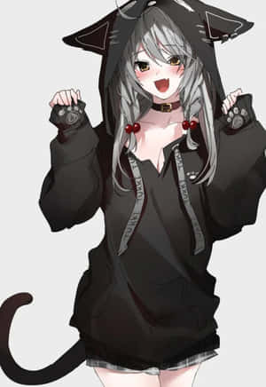 アニメガール パーカー 画像 — かわいいアニメの女の子 壁紙
