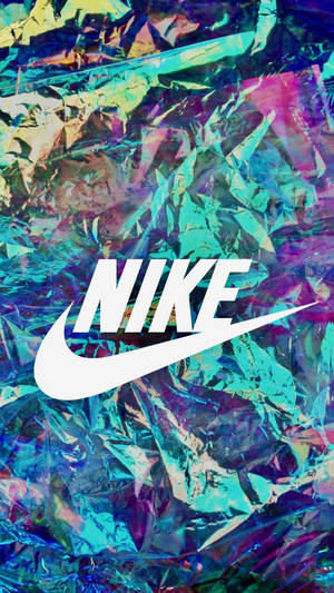 クールなホログラフィックNikeロゴ — かっこいいナイキ 壁紙