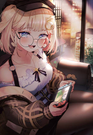 ゲームをするワトソン・アメリアの壁紙 — Oppo Pad 5 壁紙