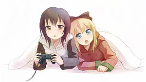 ゲームアニメのレズビアンの壁紙 — アニメ レズビアン 壁紙