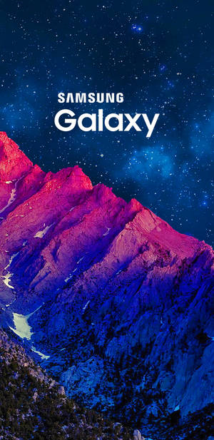 サムスンGalaxy J6が照らす夕暮れの山々 — サムスンギャラクシー 壁紙