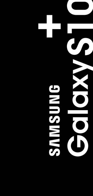シンプルなSamsung S10+ポスター壁紙 — iPhone 14 Pro 壁紙