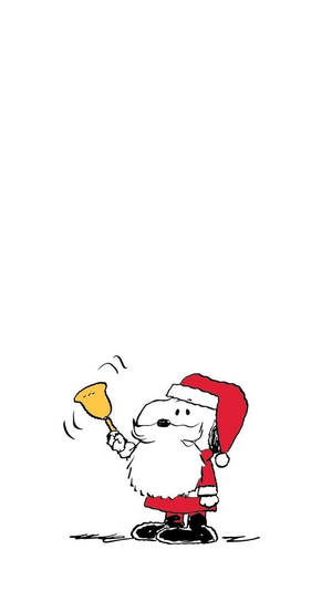 スヌーピー クリスマス サンタコスチューム 壁紙