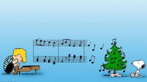 スヌーピー クリスマス 楽譜 壁紙