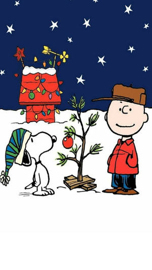 スヌーピー クリスマスイブニング 壁紙