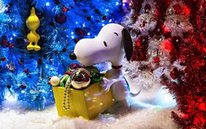 スヌーピークリスマス3D壁紙