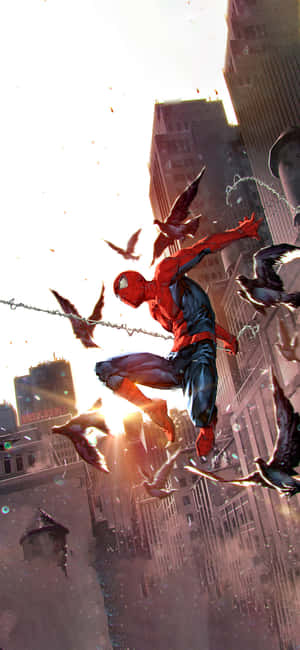 スパイダーマン 背景 — Honor Play 80 壁紙