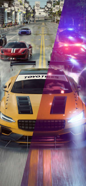 Iphone Xs Need For Speed Heat Background — Realme GT 7T 壁紙