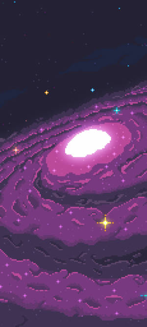 ダークピクセル — 1440x3200 壁紙
