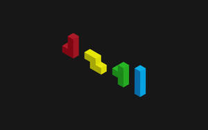テトリスゲームブロックの壁紙