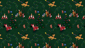 ディズニーでホリデーシーズンを祝おう！ — ディズニークリスマス 壁紙