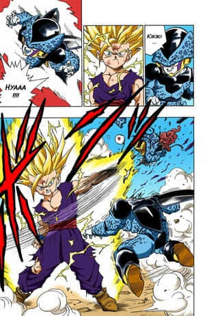 ドラゴンボール超マンガの壮大なバトルシーン — Galaxy Z Fold 8 壁紙