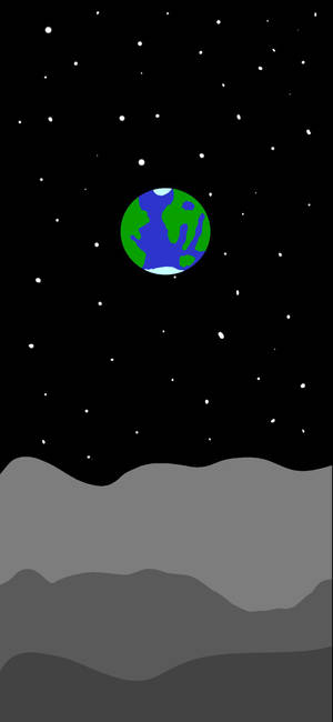 ドリッピーな宇宙の地球 壁紙 — iPhone 17 Pro 壁紙