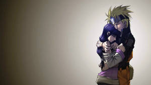 ナルトとヒナタのアニメハグ壁紙 — Naruto と Hinata 壁紙