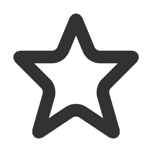 ネイビーブルーの星アイコン
