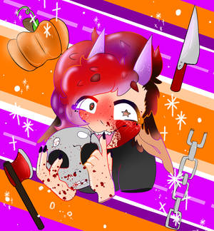 ハロウィンPFP かわいい子がドクロを抱く — Honor Magic V Flip 2 壁紙