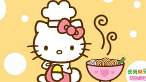 ハローキティの背景 — アニメ猫 壁紙