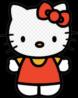 ハローキティのクリップアート透過PNG - 赤いドレスのハローキティ、PNGダウンロード — サンリオ GIF 壁紙