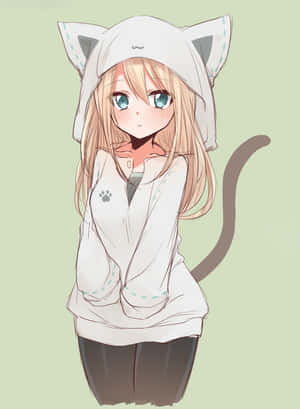 アニメの女の子のパーカー画像 — かわいいアニメの女の子 壁紙