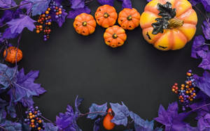 パープルかわいいハロウィン