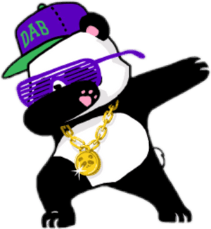 ヒップホップパンダのダブ.png — パンダ 壁紙