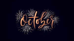 ビンテージハロウィン10月ポスター